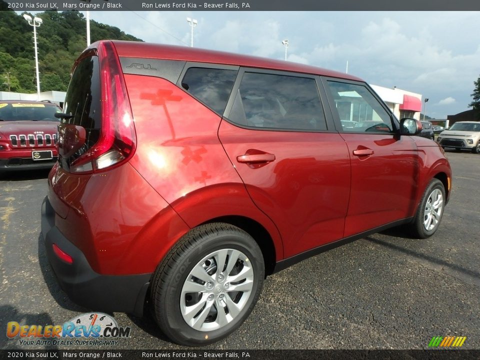 2020 Kia Soul LX Mars Orange / Black Photo #3