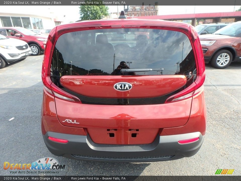 2020 Kia Soul LX Mars Orange / Black Photo #4