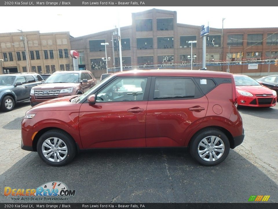 2020 Kia Soul LX Mars Orange / Black Photo #7