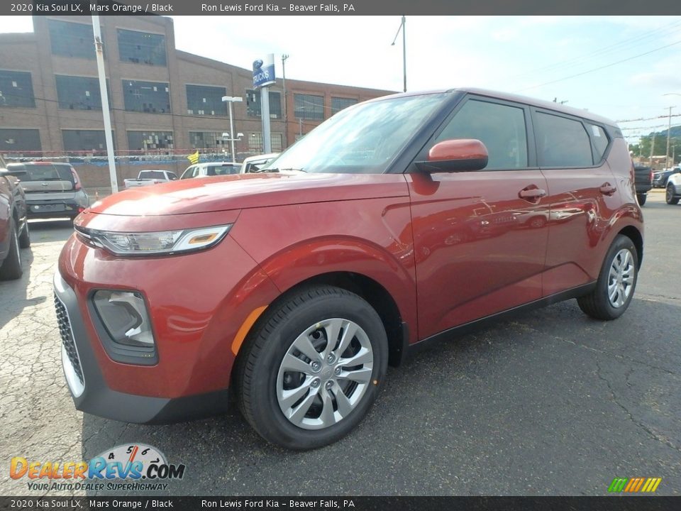 2020 Kia Soul LX Mars Orange / Black Photo #8