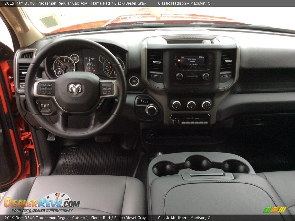 Dashboard of 2019 Ram 3500 Tradesman Regular Cab 4x4 Photo #3
