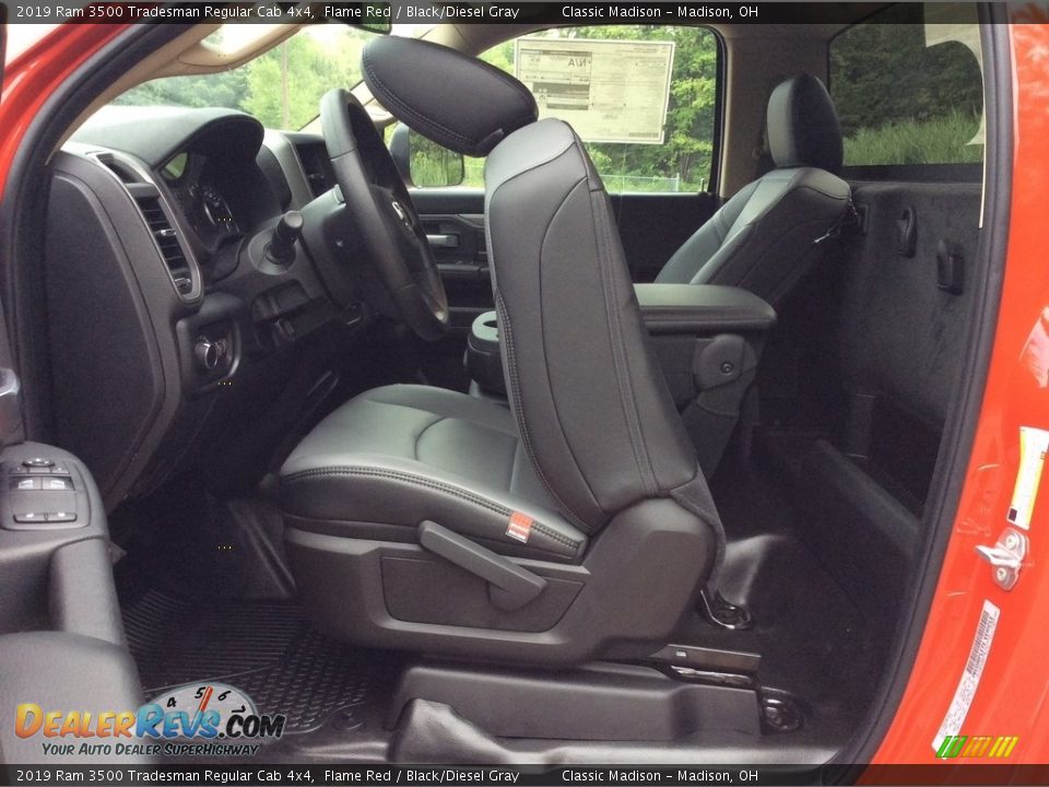 2019 Ram 3500 Tradesman Regular Cab 4x4 Flame Red / Black/Diesel Gray Photo #12