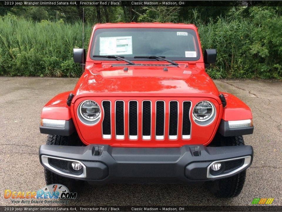 2019 Jeep Wrangler Unlimited Sahara 4x4 Firecracker Red / Black Photo #4