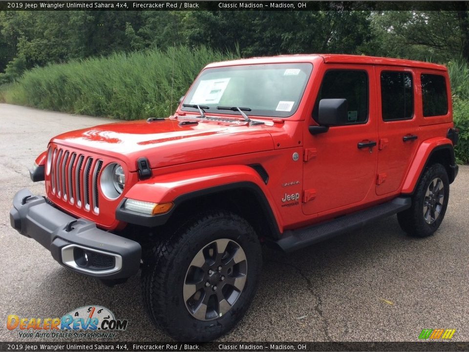 2019 Jeep Wrangler Unlimited Sahara 4x4 Firecracker Red / Black Photo #5