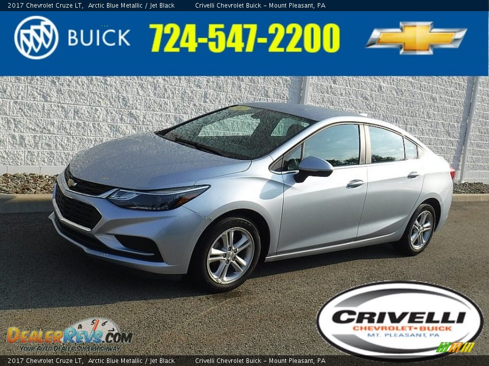2017 Chevrolet Cruze LT Arctic Blue Metallic / Jet Black Photo #1