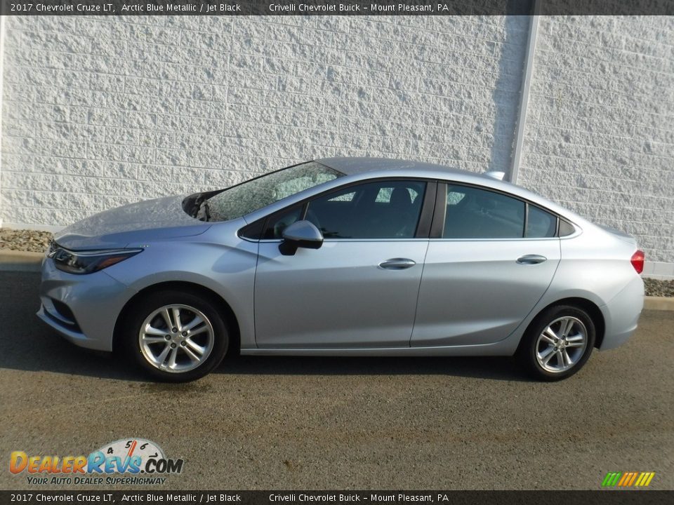 2017 Chevrolet Cruze LT Arctic Blue Metallic / Jet Black Photo #2
