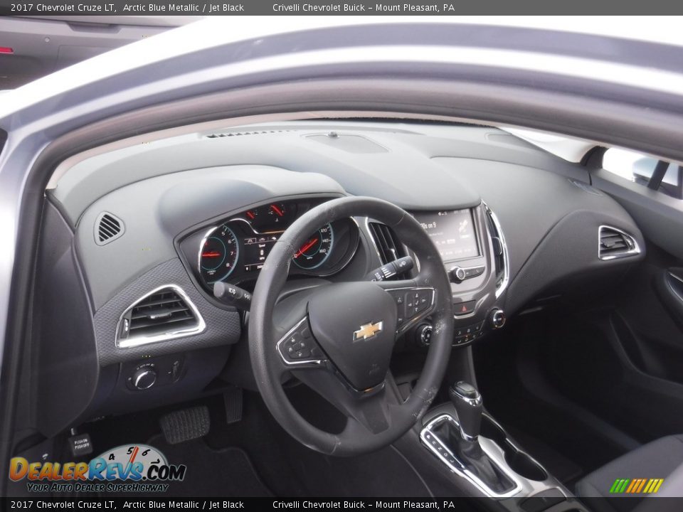 2017 Chevrolet Cruze LT Arctic Blue Metallic / Jet Black Photo #12