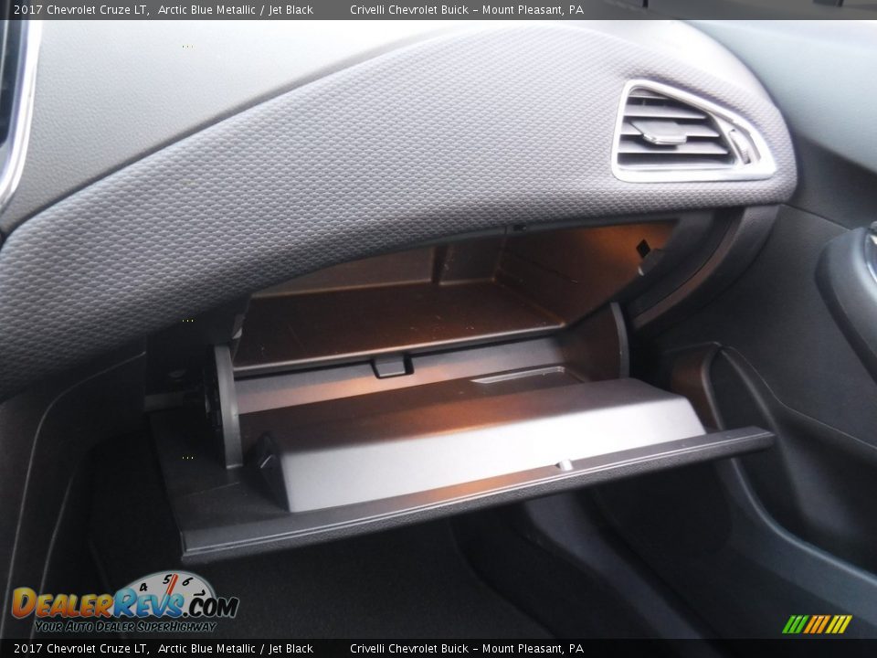 2017 Chevrolet Cruze LT Arctic Blue Metallic / Jet Black Photo #23