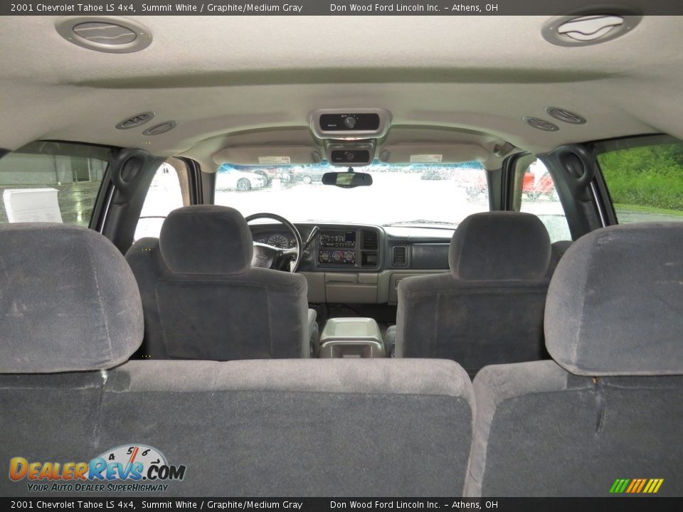 2001 Chevrolet Tahoe LS 4x4 Summit White / Graphite/Medium Gray Photo #13