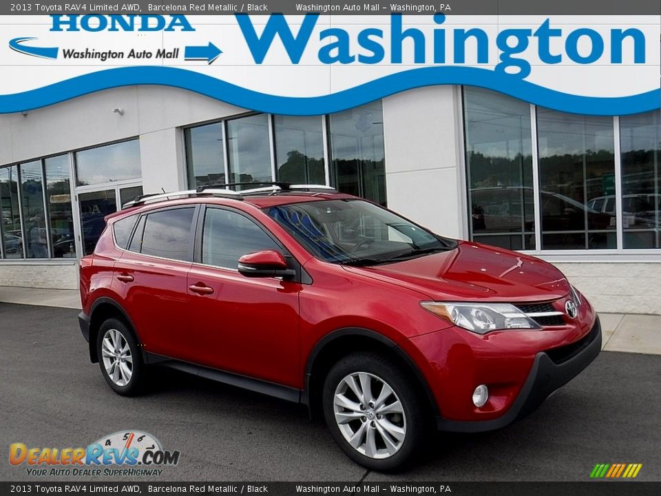 2013 Toyota RAV4 Limited AWD Barcelona Red Metallic / Black Photo #1