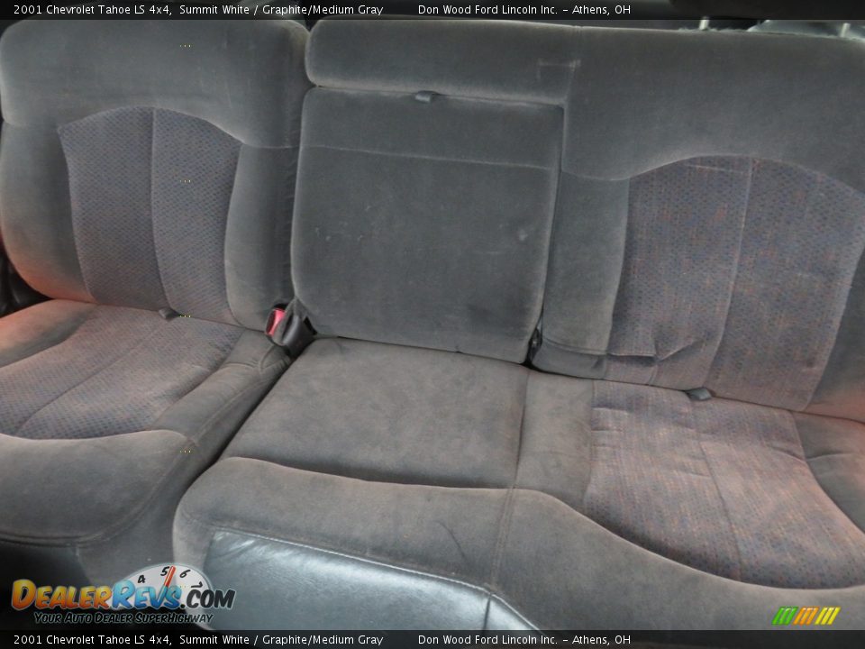 2001 Chevrolet Tahoe LS 4x4 Summit White / Graphite/Medium Gray Photo #19