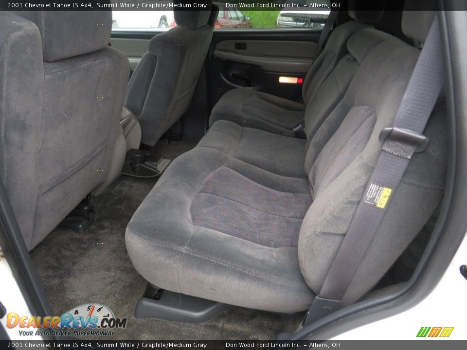 2001 Chevrolet Tahoe LS 4x4 Summit White / Graphite/Medium Gray Photo #21