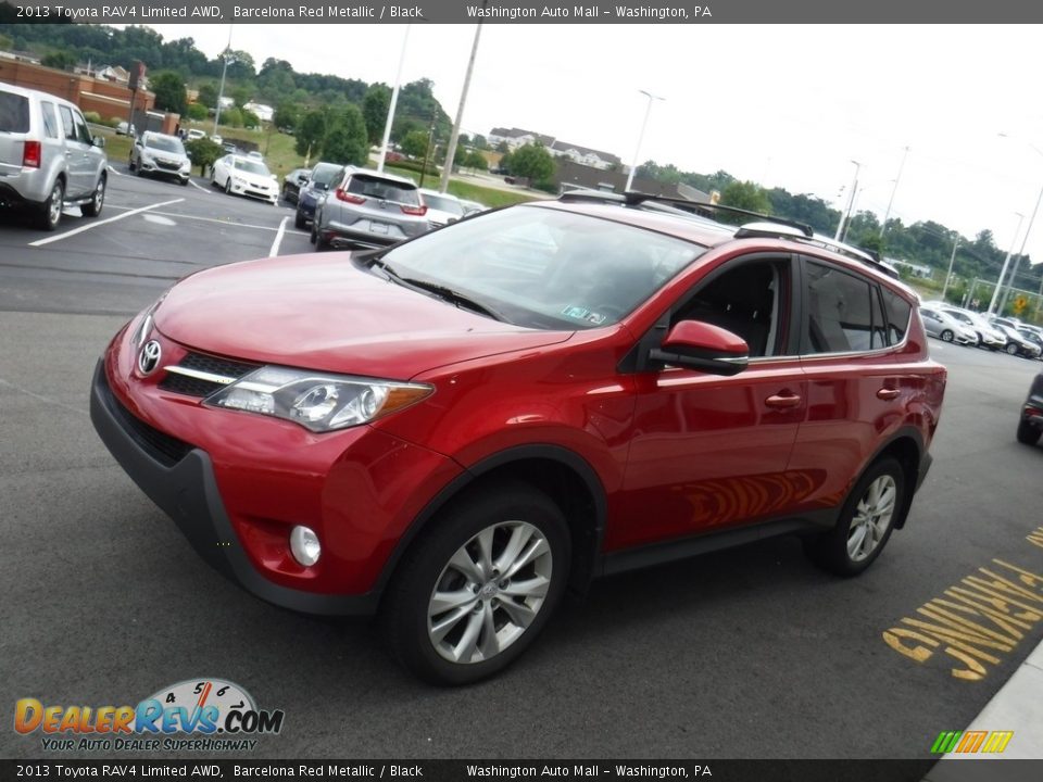 2013 Toyota RAV4 Limited AWD Barcelona Red Metallic / Black Photo #6