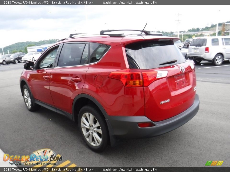 2013 Toyota RAV4 Limited AWD Barcelona Red Metallic / Black Photo #7