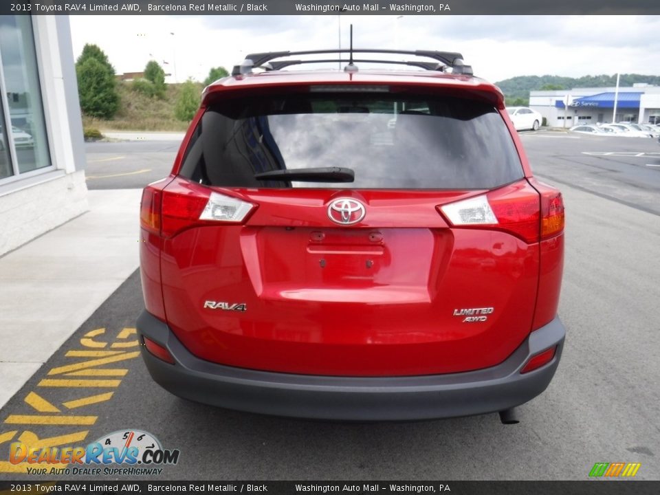 2013 Toyota RAV4 Limited AWD Barcelona Red Metallic / Black Photo #8