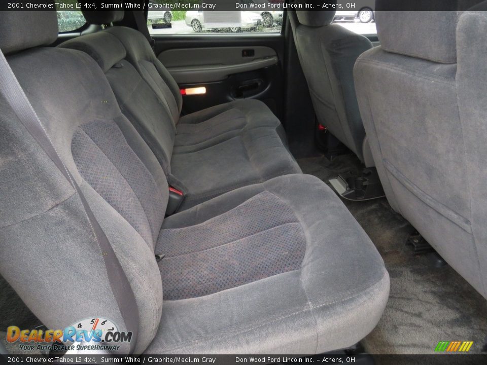 2001 Chevrolet Tahoe LS 4x4 Summit White / Graphite/Medium Gray Photo #23
