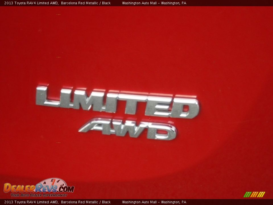 2013 Toyota RAV4 Limited AWD Barcelona Red Metallic / Black Photo #10