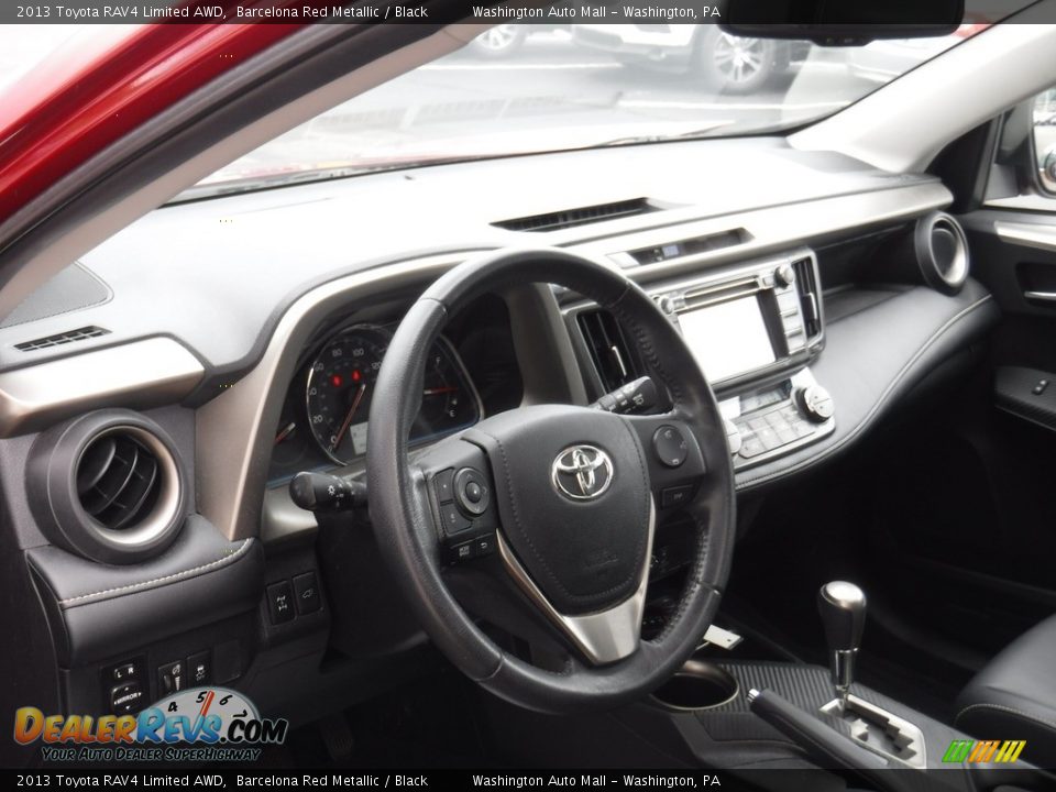 2013 Toyota RAV4 Limited AWD Barcelona Red Metallic / Black Photo #12