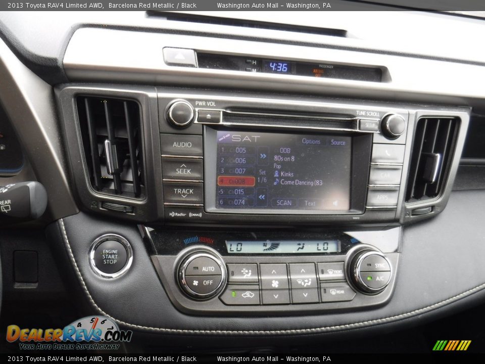 2013 Toyota RAV4 Limited AWD Barcelona Red Metallic / Black Photo #19