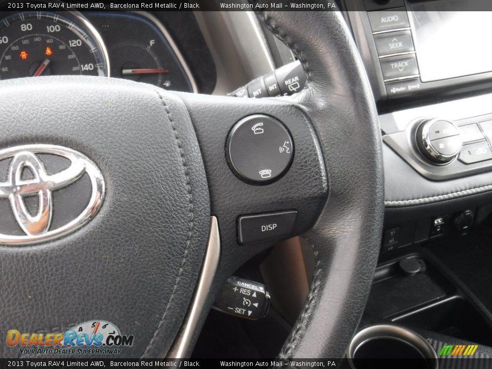 2013 Toyota RAV4 Limited AWD Barcelona Red Metallic / Black Photo #22