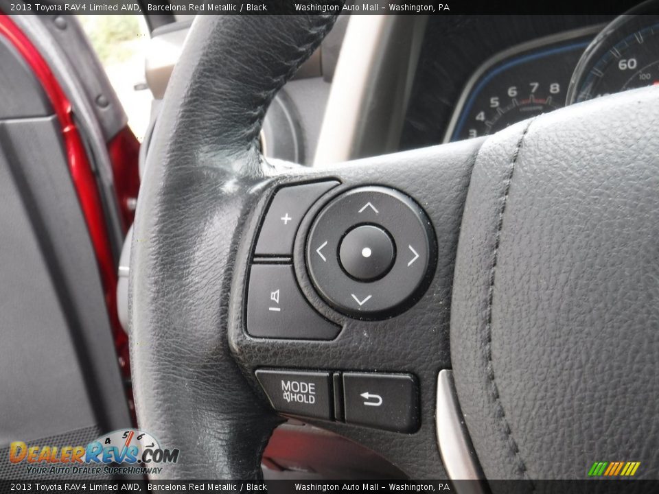2013 Toyota RAV4 Limited AWD Barcelona Red Metallic / Black Photo #23