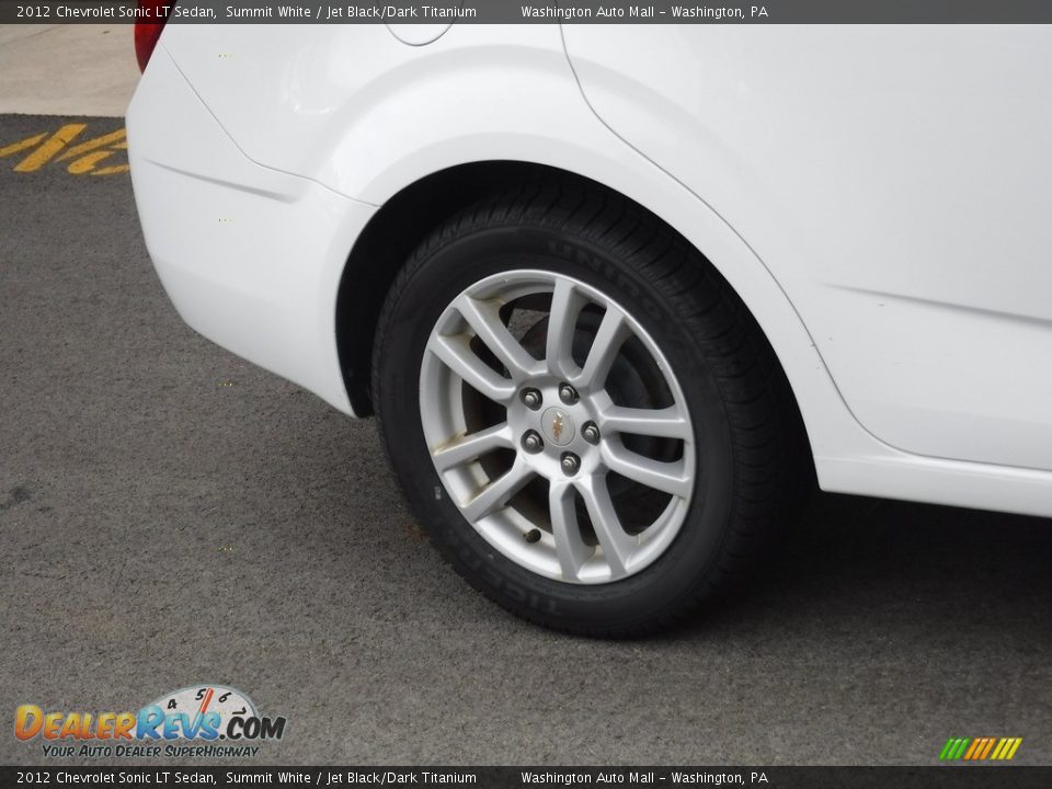 2012 Chevrolet Sonic LT Sedan Summit White / Jet Black/Dark Titanium Photo #3