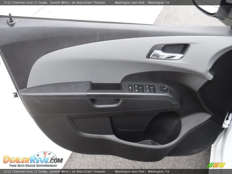 2012 Chevrolet Sonic LT Sedan Summit White / Jet Black/Dark Titanium Photo #11