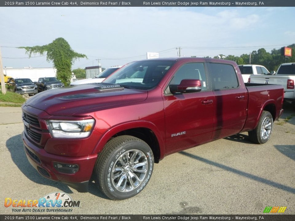 2019 Ram 1500 Laramie Crew Cab 4x4 Delmonico Red Pearl / Black Photo #1