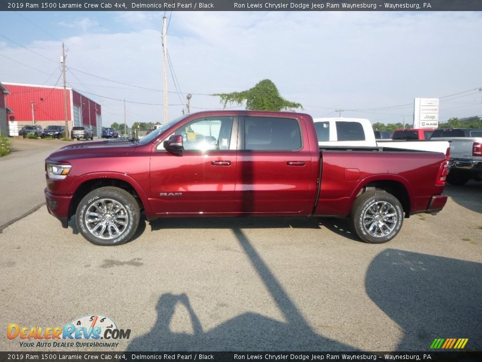 2019 Ram 1500 Laramie Crew Cab 4x4 Delmonico Red Pearl / Black Photo #2
