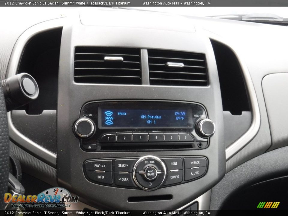 2012 Chevrolet Sonic LT Sedan Summit White / Jet Black/Dark Titanium Photo #15