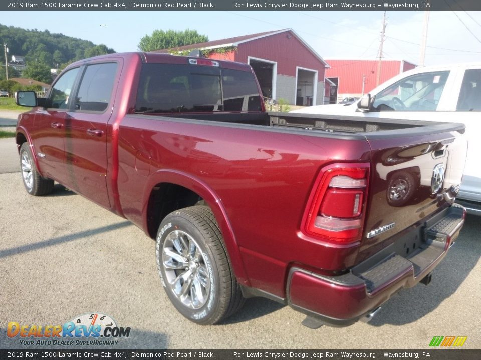 2019 Ram 1500 Laramie Crew Cab 4x4 Delmonico Red Pearl / Black Photo #3