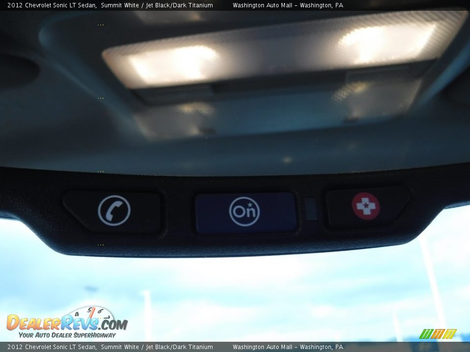 2012 Chevrolet Sonic LT Sedan Summit White / Jet Black/Dark Titanium Photo #18