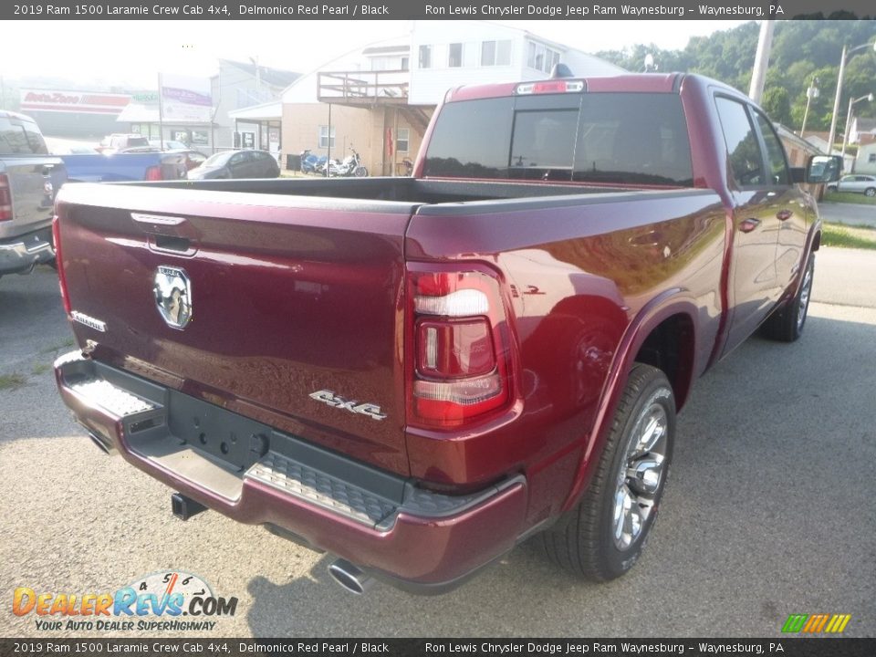 2019 Ram 1500 Laramie Crew Cab 4x4 Delmonico Red Pearl / Black Photo #5