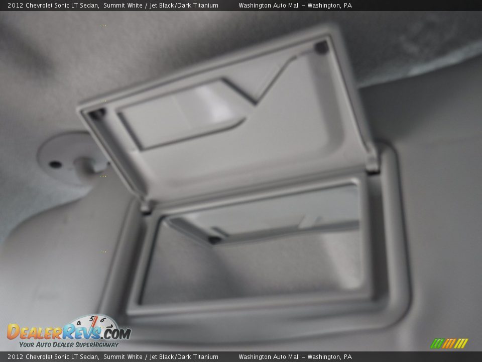 2012 Chevrolet Sonic LT Sedan Summit White / Jet Black/Dark Titanium Photo #19