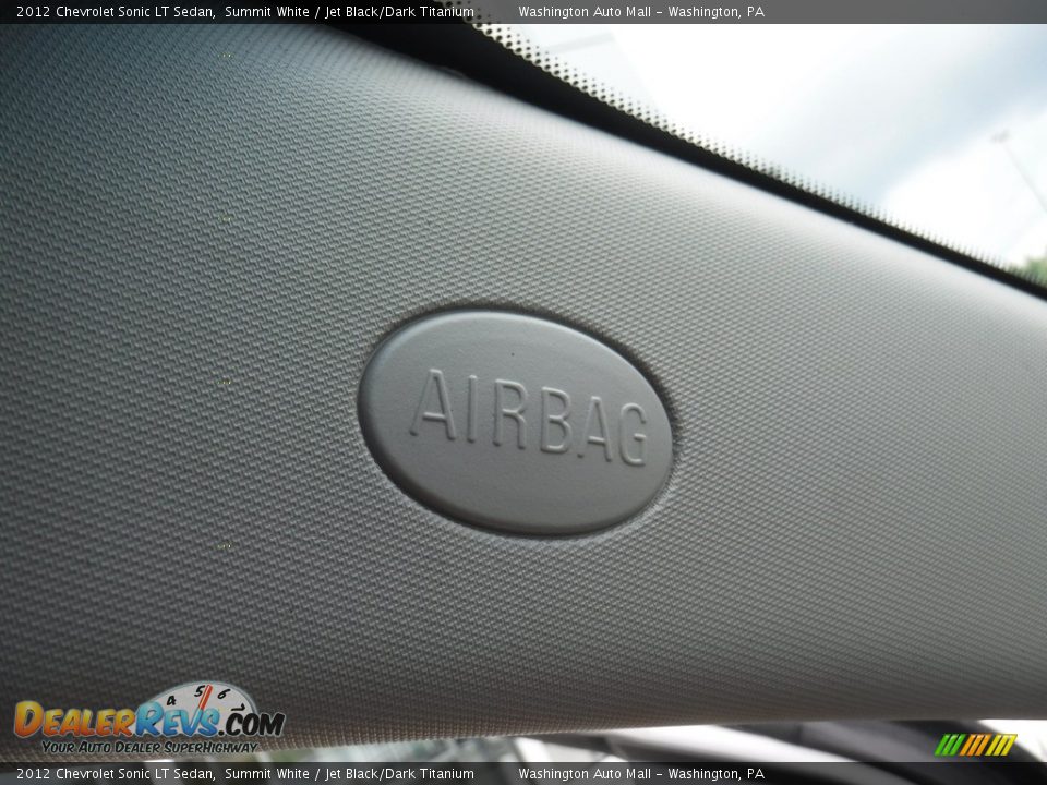 2012 Chevrolet Sonic LT Sedan Summit White / Jet Black/Dark Titanium Photo #20