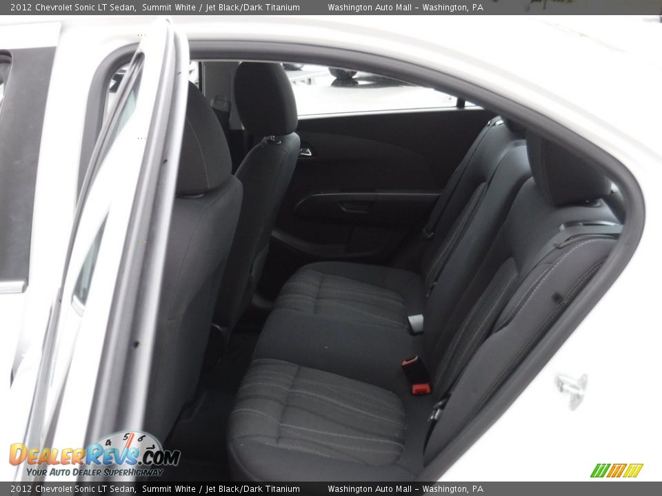 2012 Chevrolet Sonic LT Sedan Summit White / Jet Black/Dark Titanium Photo #22