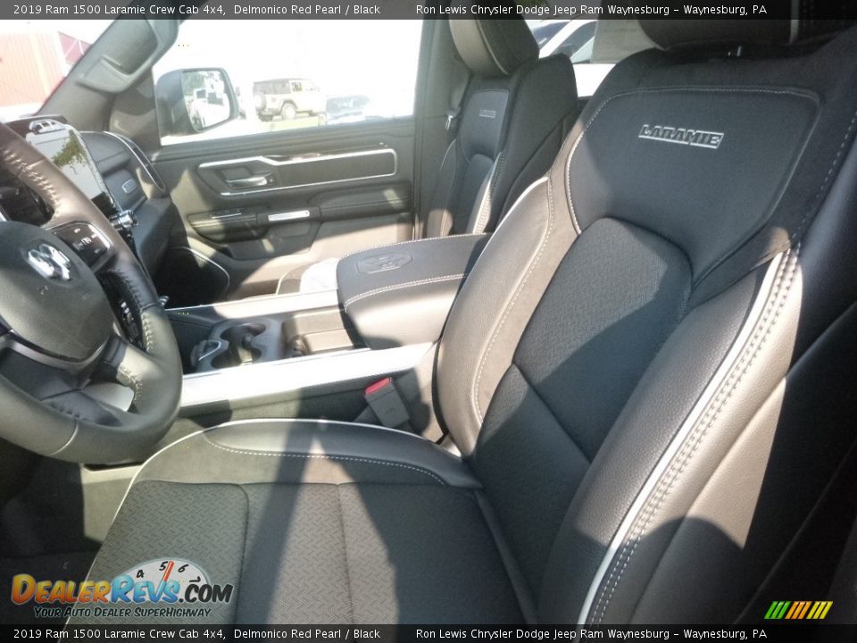 2019 Ram 1500 Laramie Crew Cab 4x4 Delmonico Red Pearl / Black Photo #12