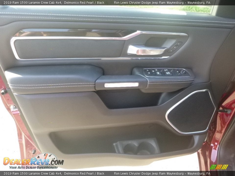 2019 Ram 1500 Laramie Crew Cab 4x4 Delmonico Red Pearl / Black Photo #13