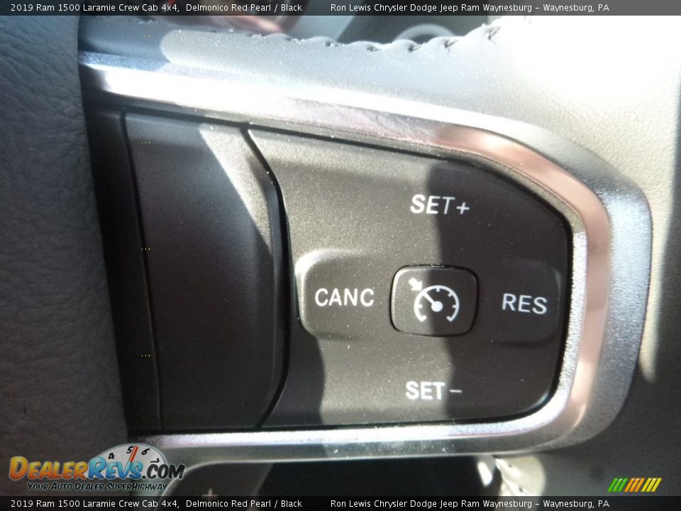 2019 Ram 1500 Laramie Crew Cab 4x4 Delmonico Red Pearl / Black Photo #17