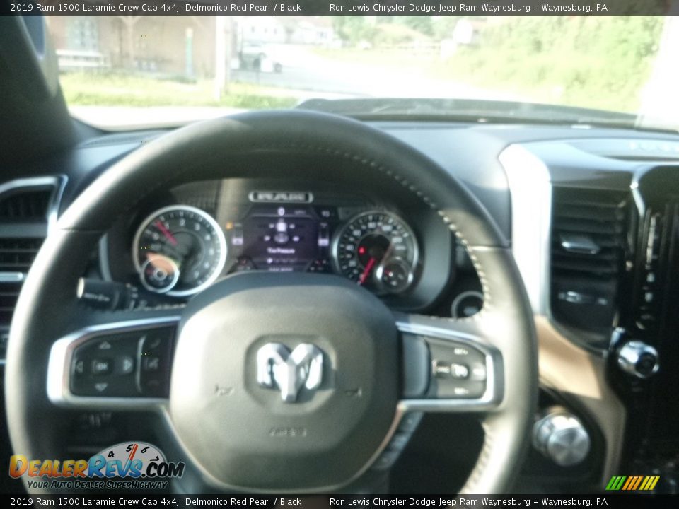 2019 Ram 1500 Laramie Crew Cab 4x4 Delmonico Red Pearl / Black Photo #19