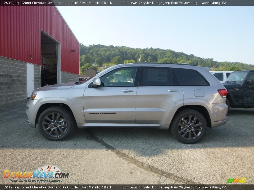 2019 Jeep Grand Cherokee Overland 4x4 Billet Silver Metallic / Black Photo #2