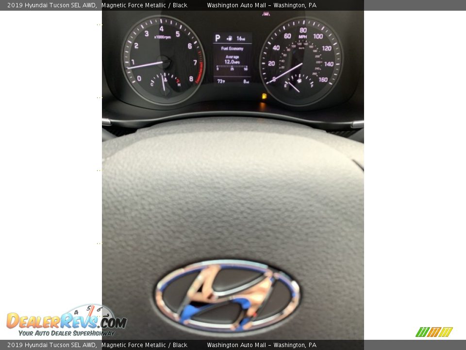 2019 Hyundai Tucson SEL AWD Magnetic Force Metallic / Black Photo #31