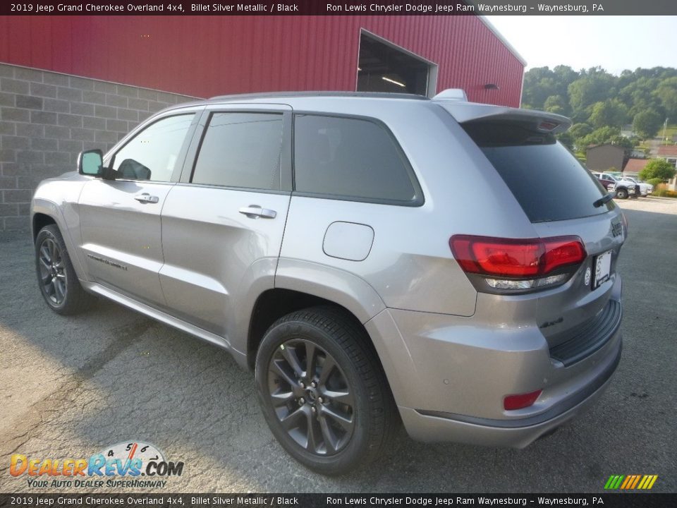 2019 Jeep Grand Cherokee Overland 4x4 Billet Silver Metallic / Black Photo #3