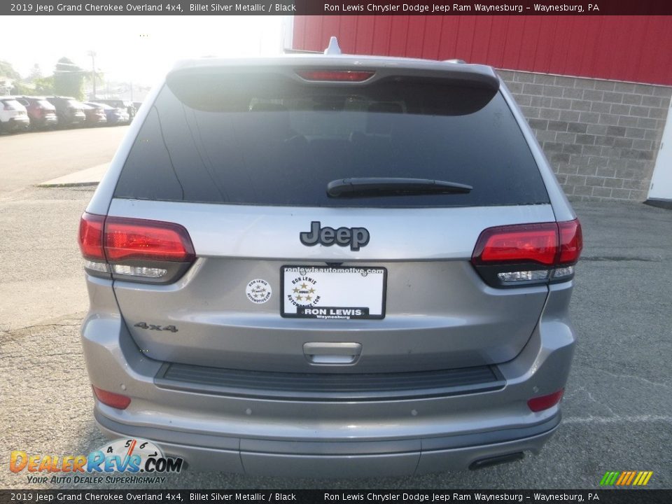 2019 Jeep Grand Cherokee Overland 4x4 Billet Silver Metallic / Black Photo #4