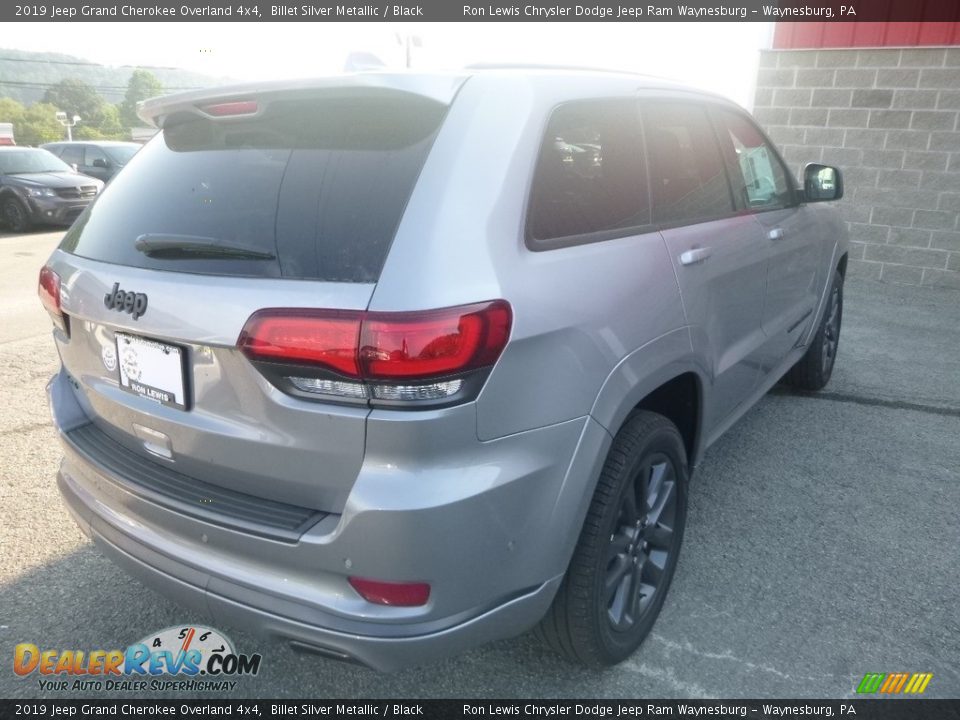 2019 Jeep Grand Cherokee Overland 4x4 Billet Silver Metallic / Black Photo #5