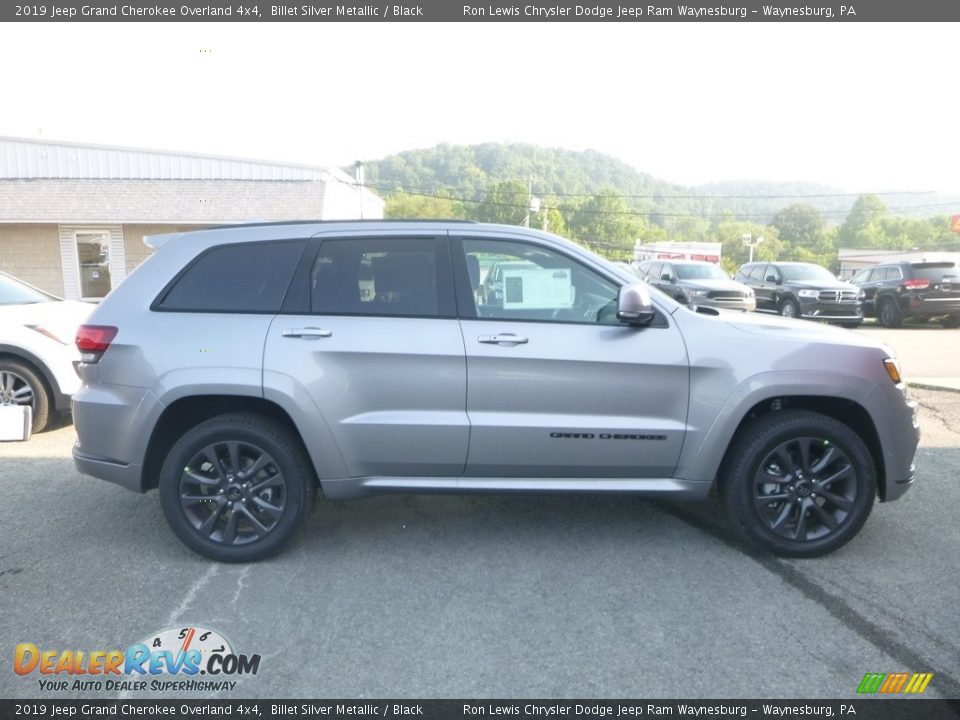 2019 Jeep Grand Cherokee Overland 4x4 Billet Silver Metallic / Black Photo #6