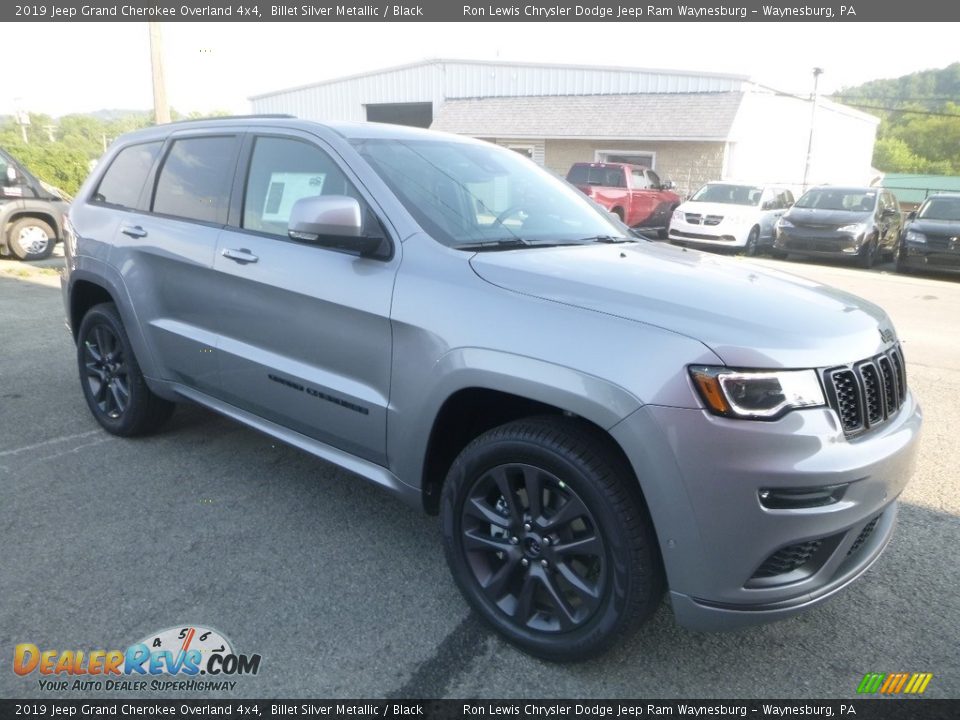 2019 Jeep Grand Cherokee Overland 4x4 Billet Silver Metallic / Black Photo #7