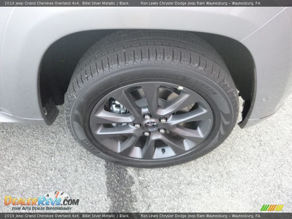 2019 Jeep Grand Cherokee Overland 4x4 Billet Silver Metallic / Black Photo #9