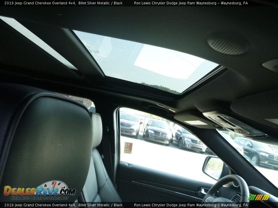 2019 Jeep Grand Cherokee Overland 4x4 Billet Silver Metallic / Black Photo #12