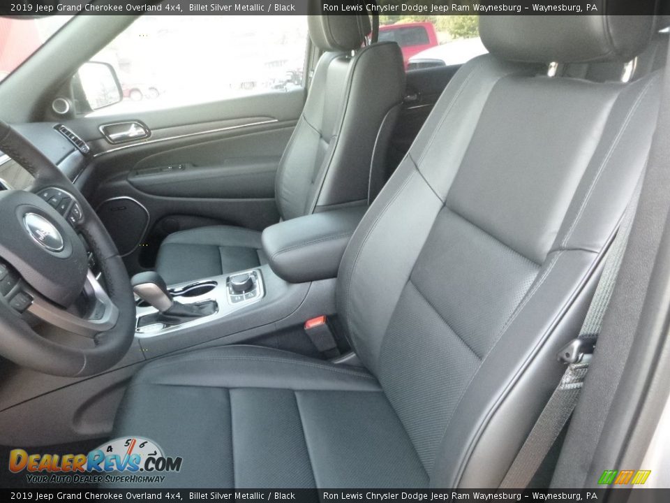 2019 Jeep Grand Cherokee Overland 4x4 Billet Silver Metallic / Black Photo #14